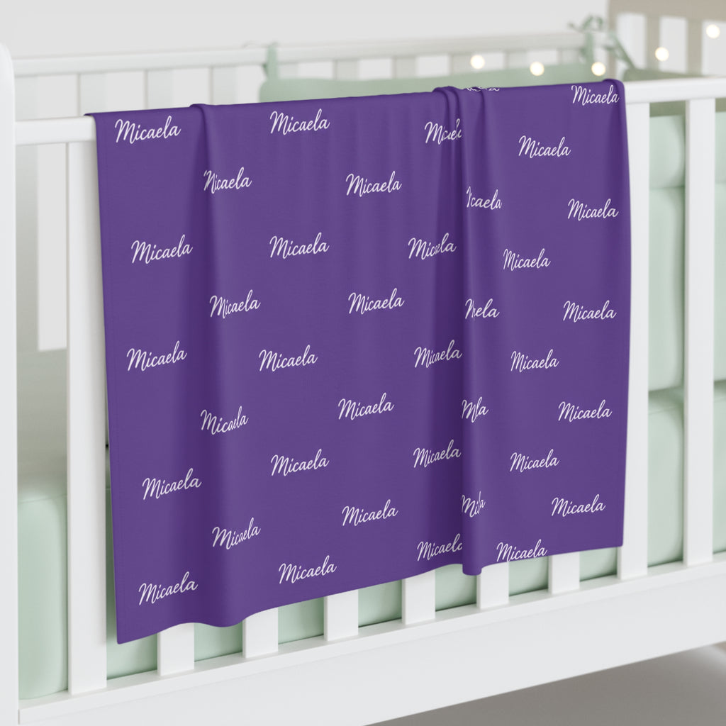 Personalized Baby Swaddle Blanket